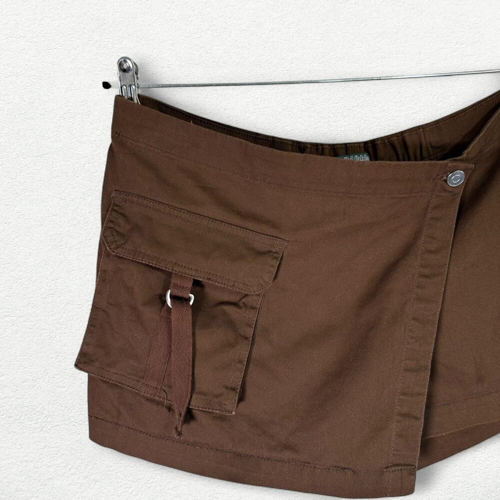 Wild Fable Mini Cargo Wrap Skort in Brown - Picture 5 of 8